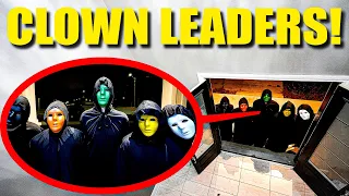 FIGHTING OFF THE CLOWN LEADERS AT OUR HOUSE! (THEY CAME TO END IT ALL)