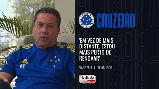 VANDERLEI LUXEMBURGO DIZ QUE ESTÁ CADA VEZ MAIS PERTO DE RENOVAR COM O CRUZEIRO