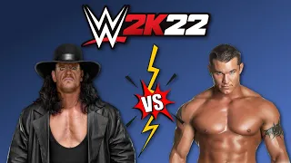 #WWE2K22: The Undertaker vs. Randy Orton