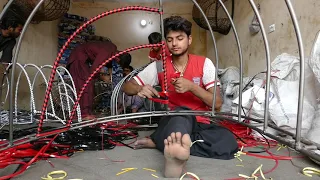 Making a Beautiful Hanging Chair in Factory