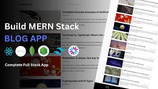 🔴 Building a Full-Stack MERN Blog Application from Scratch