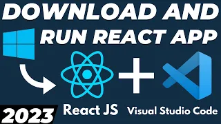 How to run React JS app in Visual studio code tutorial | Download and install react in VS Code 2024