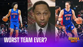 Are the 2023 Pistons the worst team in NBA history?