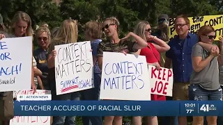 Lee's Summit teacher accused of using racial slur receives community support