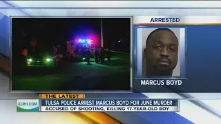 Tulsa Police arrest Marcus Boyd for June murder