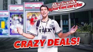 Selling $10,000 in Sports Cards at The Burbank Card Show! (Day 1)