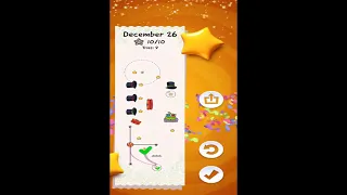 Cut the Rope Daily December 26 2023 Walkthrough 10 Stars