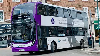 Stagecoach Bus Chesterfield 11125 New Livery Platinum Jubilee On X17 From Sheffield To Matlock