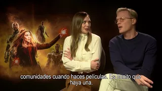 Vengadores: Infinity War - Entrevista exclusiva a Elizabeth Olsen y Paul Bettany