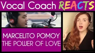 Vocal Coach Reacts to Marcelito Pomoy singing The Power Of Love