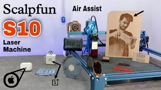 Brand New Powerful Laser Machine Scalpfun S10 Will Cut Anything  - Laser Engraver for Diy Projects