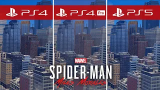 Spider-Man: Miles Morales Comparison - PS5 vs. PS4 Pro vs. PS4