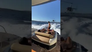 helicopter chase - comment who you’d bring on a yacht this summer