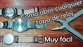 How to OPEN a Watch (easy) | With Basic Tools