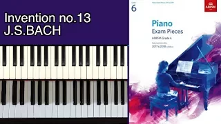Invention no.13 in A Minor (BWV 784) by J. S. Bach