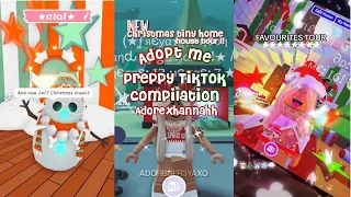 🎅🎄PREPPY CHRISTMAS ADOPT ME TIKTOK COMPILATION || adorexhannahh