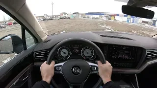 2019 Volkswagen Touareg POV TEST DRIVE