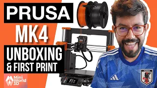 Prusa MK4 Unboxing & First Print