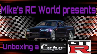 Mike’s RC World unboxes a CAPO Nissan Skyline R34 GTR