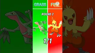 Fire🔥 vs Grass🌳 Type Pokemon Fight |part-3@PokemonGamingz