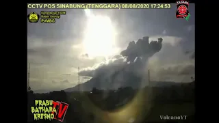 Volcano Sinabung eruption - 08/08/2020