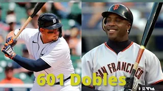 Miguel Cabrera EMPATA a Barry Bonds con su doblete 601 en MLB