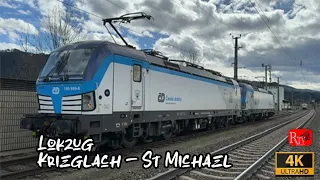 Führerstandsmitfahrt / Lokzug von Krieglach nach St. Michael am 02.04.2024