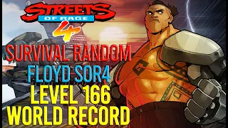 Streets Of Rage 4 - Floyd SOR4 Survival Random Sim World Record (Level 166)