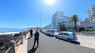 Virtual walk along the rocky beach of Sea Point in 360°