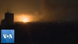 Explosions Over Gaza City as Israel-Hamas War Rages | VOA News