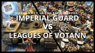 Warhammer 40K Battle Report - Imperial Guard vs Leagues of Votann