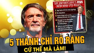 CHÍNH THỨC | SIR JIM RATCLIFFE “BAN” THÁNH CHỈ: MAN UTD NHẬN 5 THÁNH ÂN CỰC CHẤT!