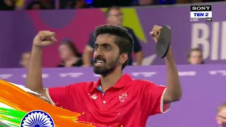 Sathiyan Gnanasekaran Winning moment | Table tennis | Bronze medal