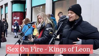 Sex on Fire - Kings of Leon | Zoe Clarke & Allie Sherlock Cover 🤍