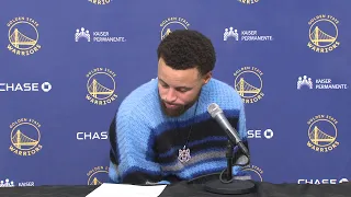 Stephen Curry reacts to Draymond Green Ejection, Postgame Interview 🎤