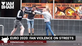 Violence in British streets as England defeated in Euro 2020 final | I Am Birmingham