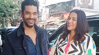 Neha Dhupia And Angad Bedi's CUTE Moment | Bollywood CIA