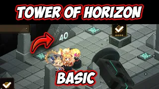 Guardian Tales, ALL LEVELS 1-40 Basic Tower of Horizon