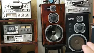 Сравниваем звучание Yamaha NS-1000X & Yamaha NS-1000M. На виниле.