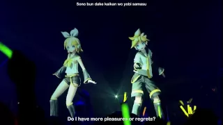 Len And Rin Kagamine - Purple Butterfly on your Right Shoulder ~ Project DIVA Live - eng subs