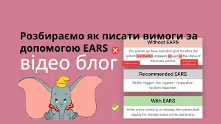 Розбираємо як писати вимоги за допомогою EARS