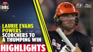 Perth Climb the Points Table Courtesy a Laurie Evans Masterclass | Big Bash League Highlights