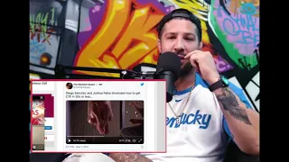 Brandon  schaub reacts to Joshua Fabia and Diego Sanchez drama and Viral video.