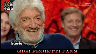 Gigi Proietti ospite a "Quante Storie" di Corrado Augias (2018)