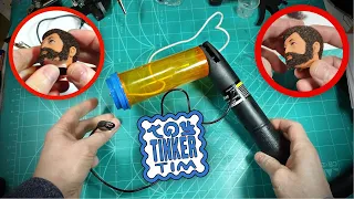 Static Flocking Tool Build-  Bug Zapper DIY - GI Joe Fuzz Head Flocking