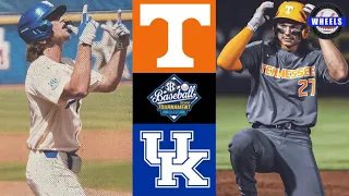 #1 Tennessee v #12 Kentucky Highlights | SEC Tournament Semifinal | 2022 College Baseball Highlights