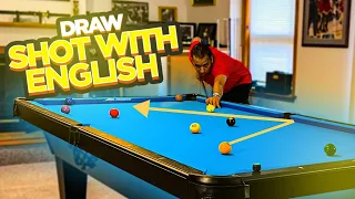 How to Shoot a Draw Shot Like a Pro - 5 MUST HAVE SHOTS (Pool Lessons)