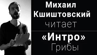Михаил Кшиштовский читает «Интро» Грибы (Вечера поэзии)