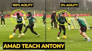 Amad Diallo show his agility better than Antony during Manchester United training | Man Utd News