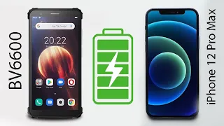 2 Hours Ultimate Battery Test: Blackview BV6600 vs iPhone 12 Pro Max